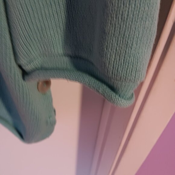 Silhouettes Women's Vintage Aqua Plus Size Sweater Tunic - Picture 2 of 7